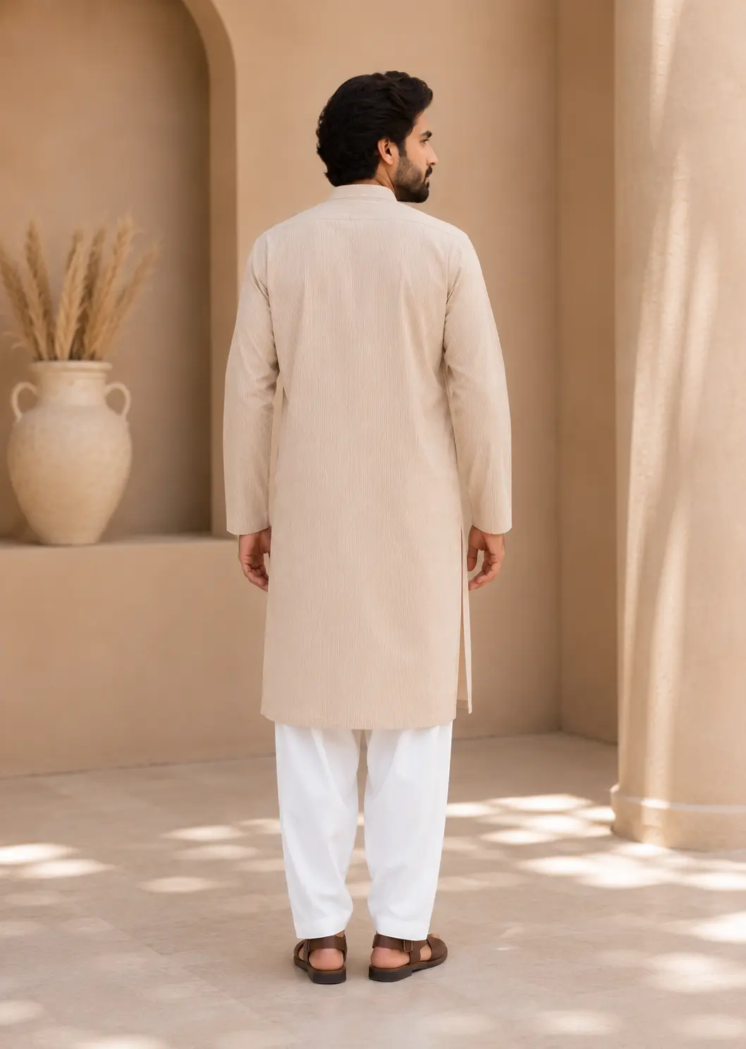 Core Kurta Light Brown