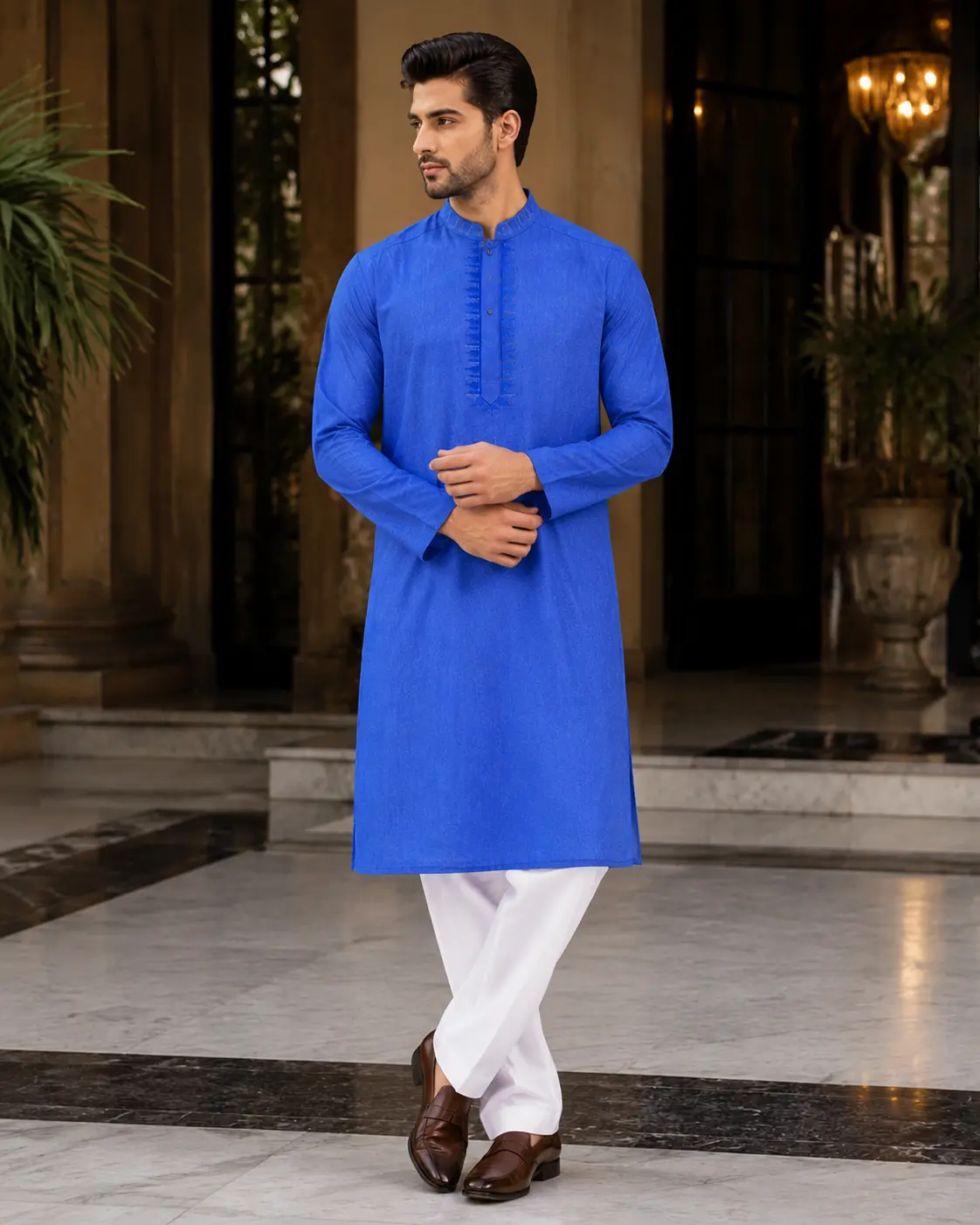 Core Kurta Royal Blue
