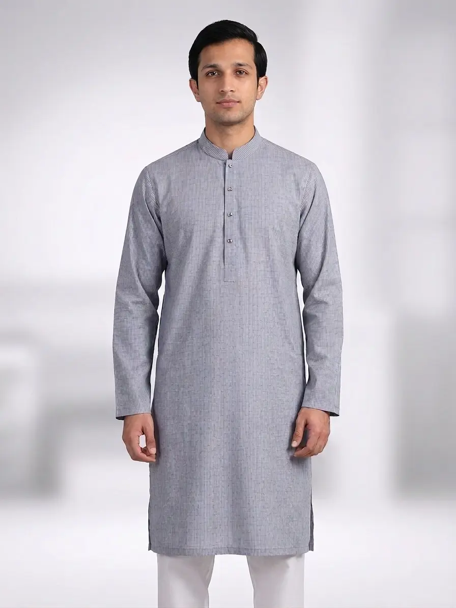 Core Kurta Steel Grey - Kurta