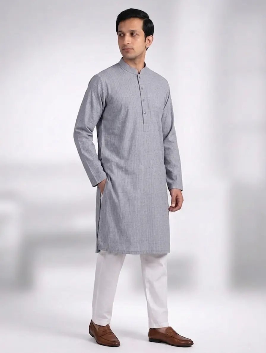 Core Kurta Steel Grey - Kurta
