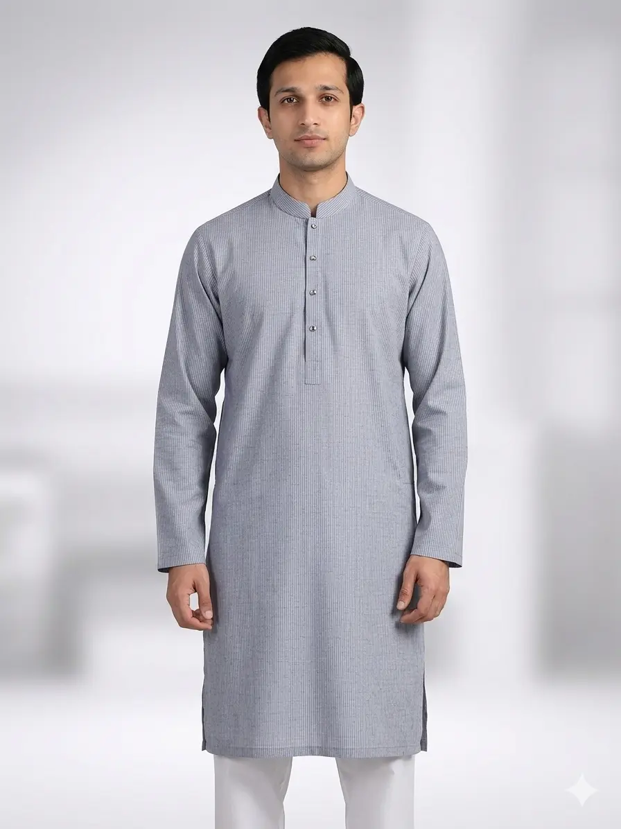 Core Kurta Powder Blue