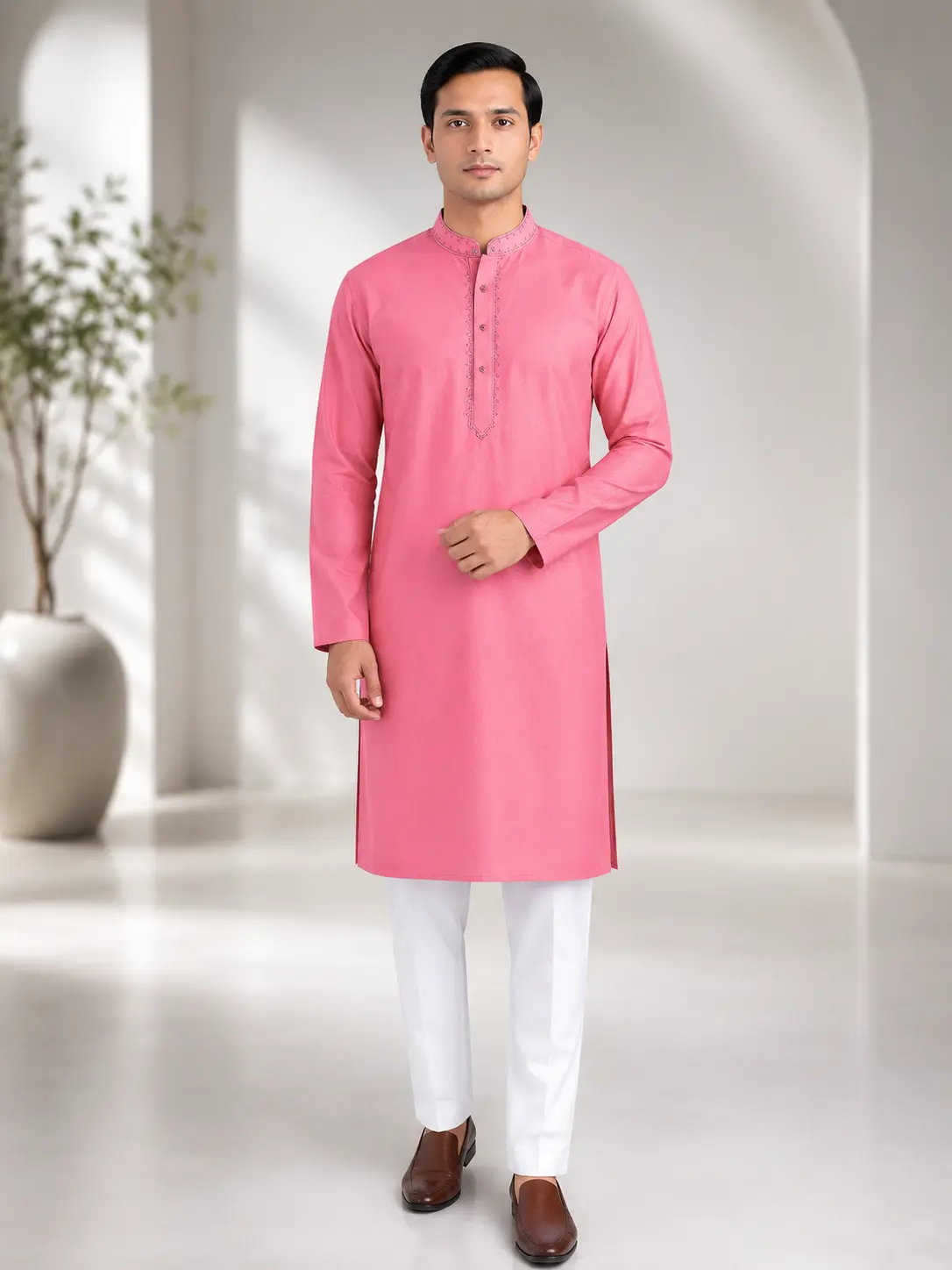 Core Kurta Pink