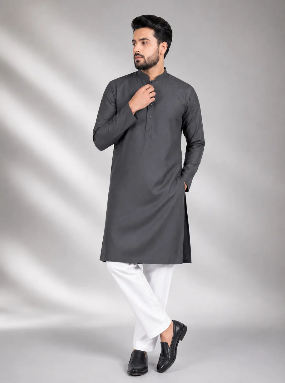 Core Kurta Black