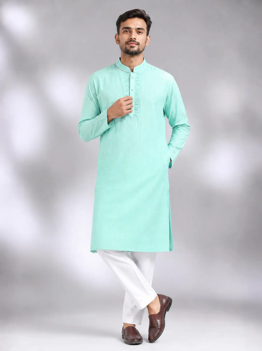 Core Kurta Ice Green