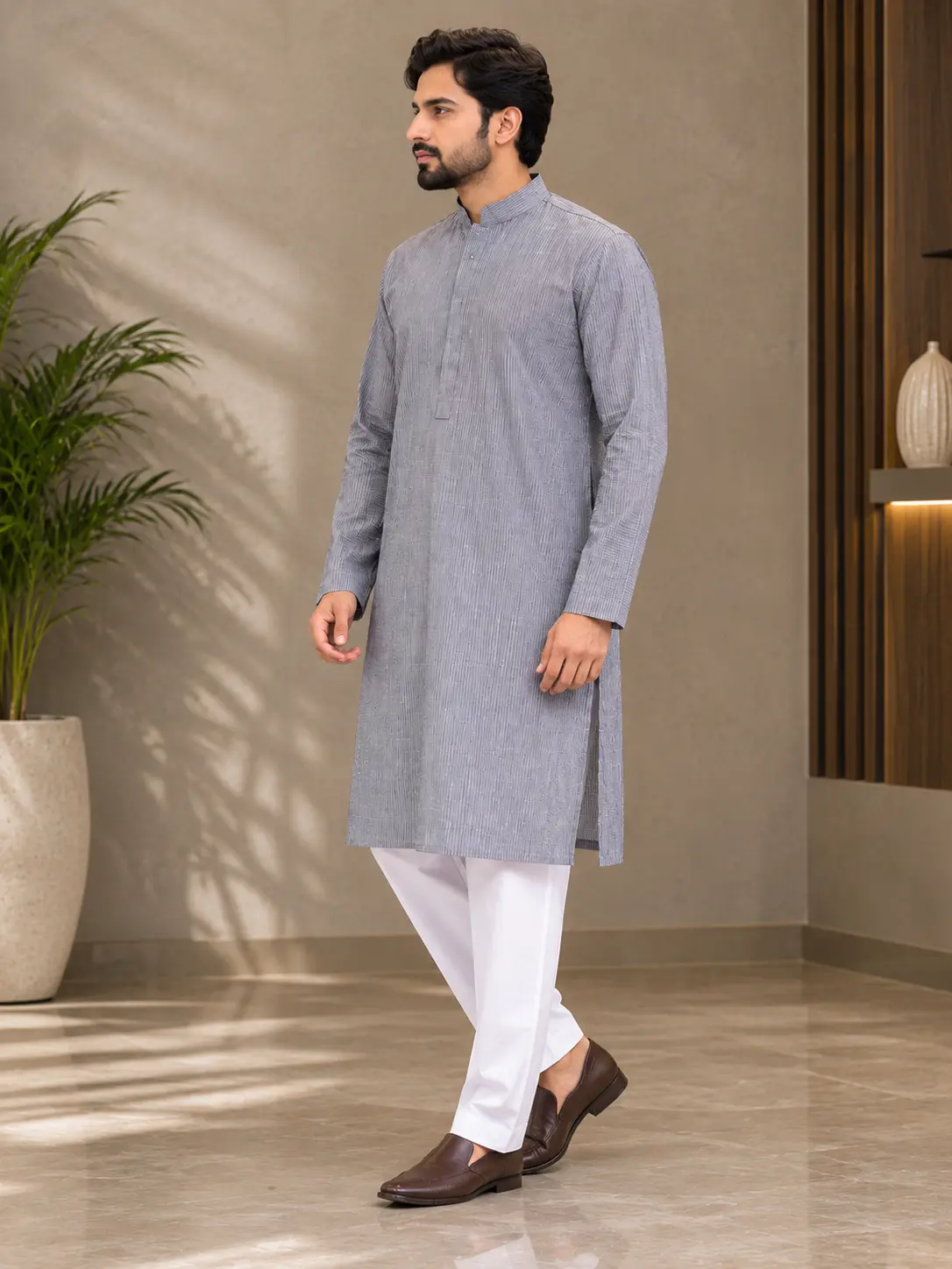 Core Kurta Steel Grey - Kurta