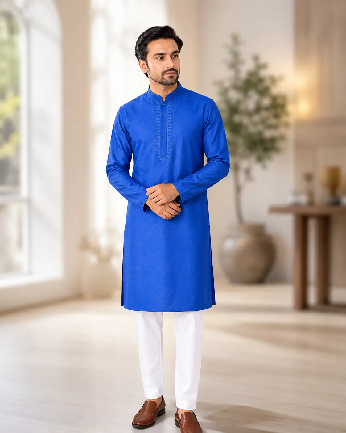 Core Kurta Royal Blue