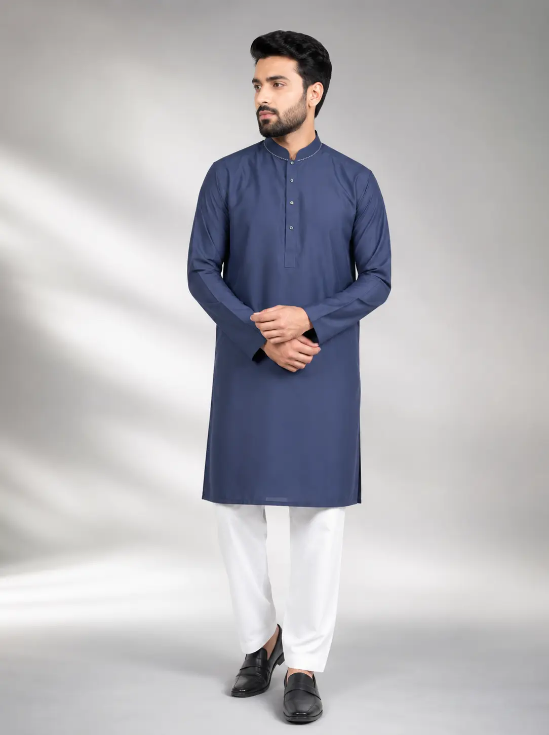 Core Kurta Navy Blue