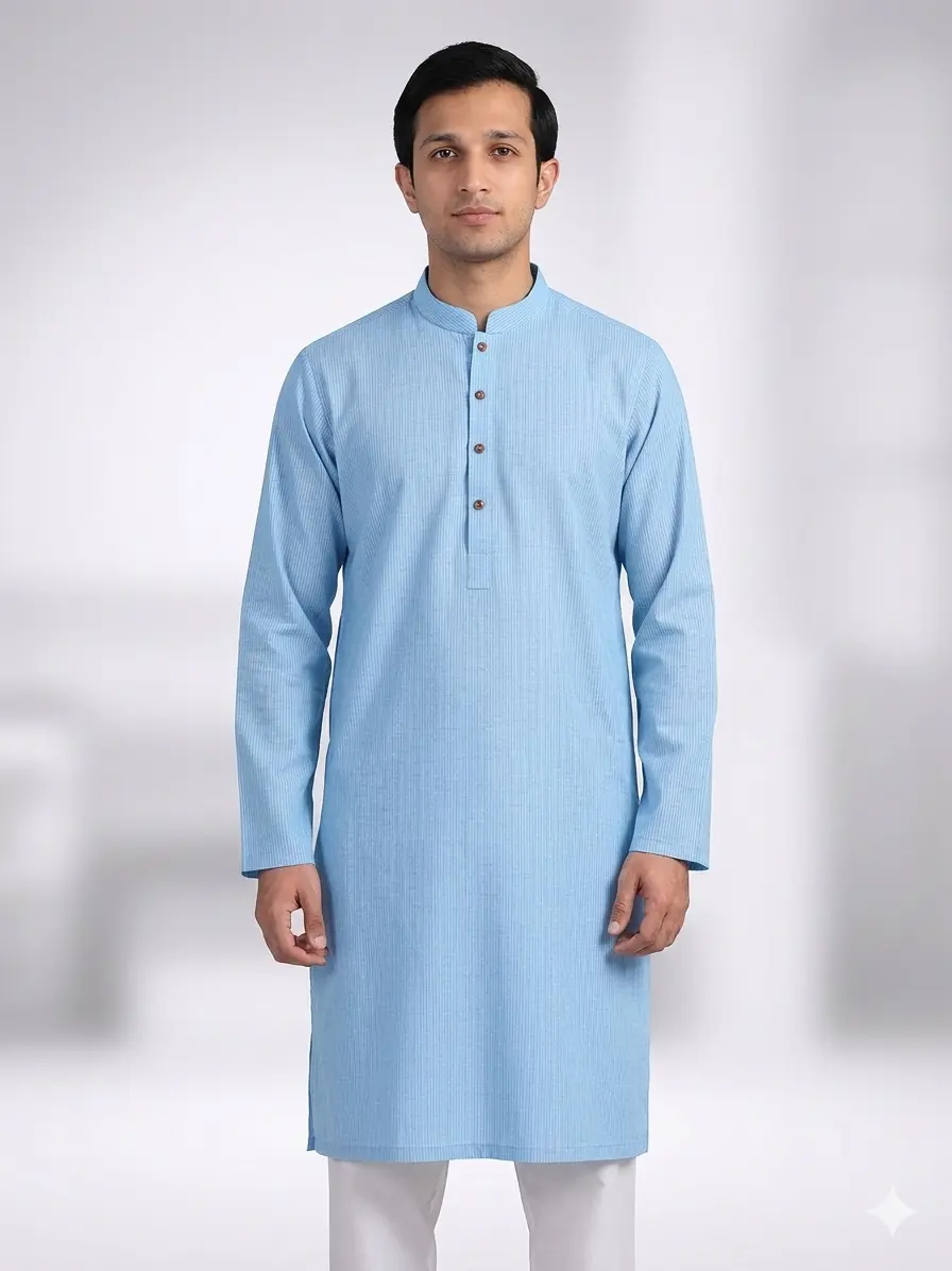 Core Kurta Sky Blue