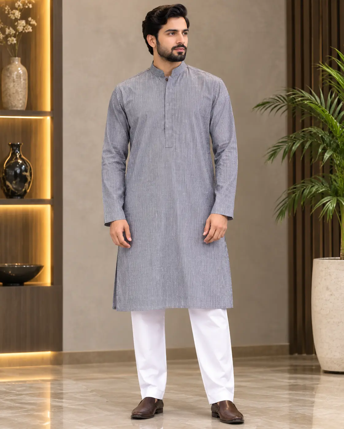 Core Kurta Steel Grey - Kurta