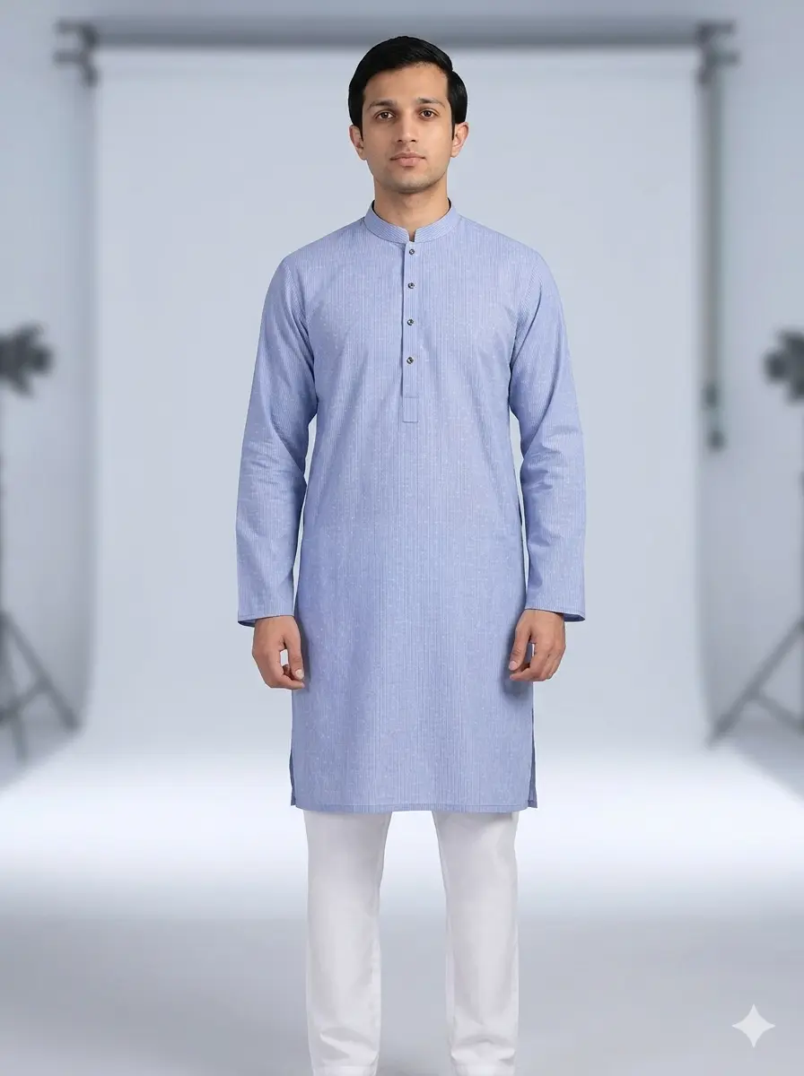 Core Kurta Bluish Purple