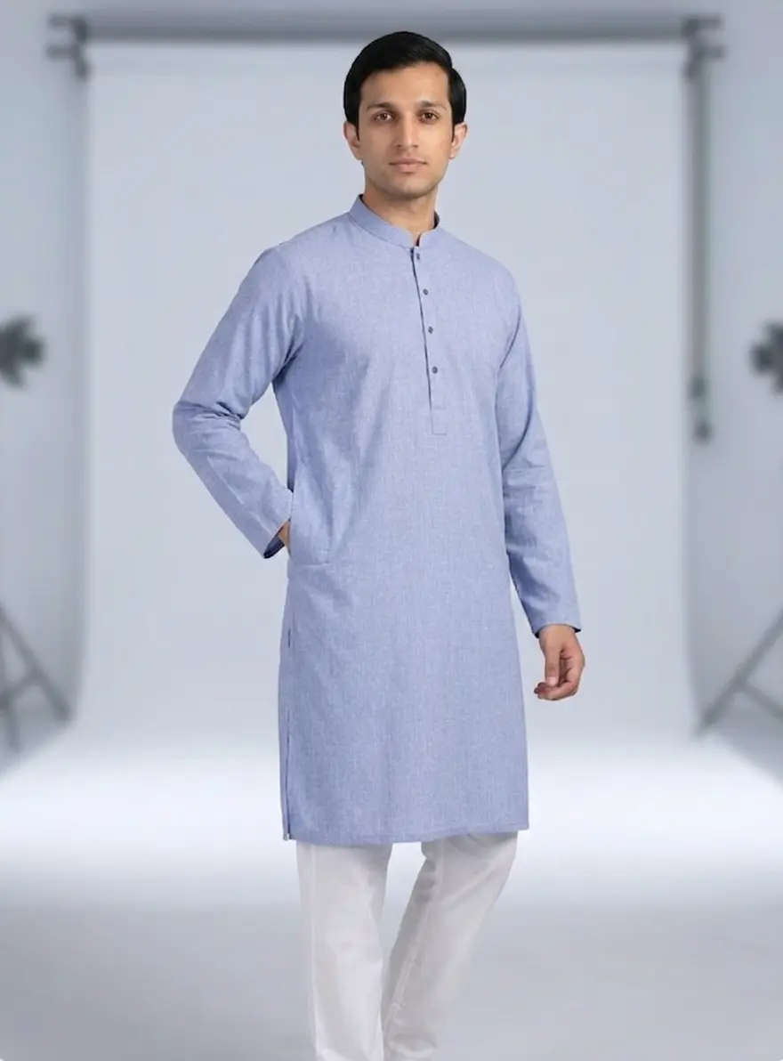 Core Kurta Bluish Purple - Kurta