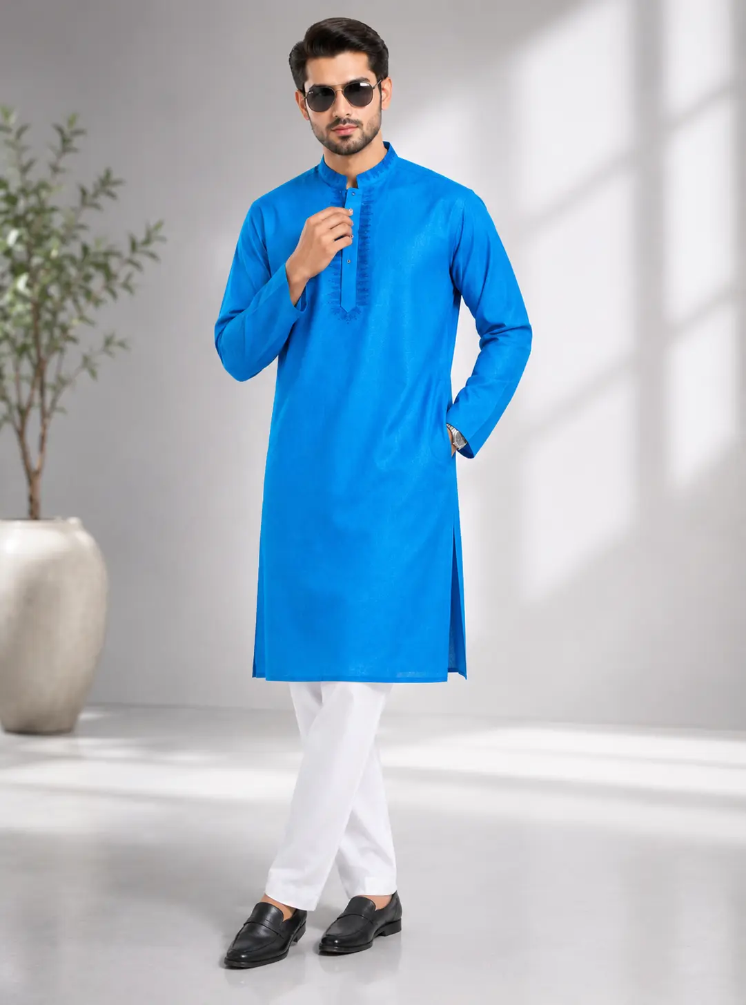 Core Kurta Royal Blue