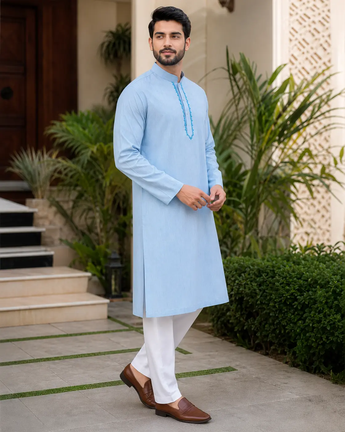 Core Kurta Sky Blue - Kurta