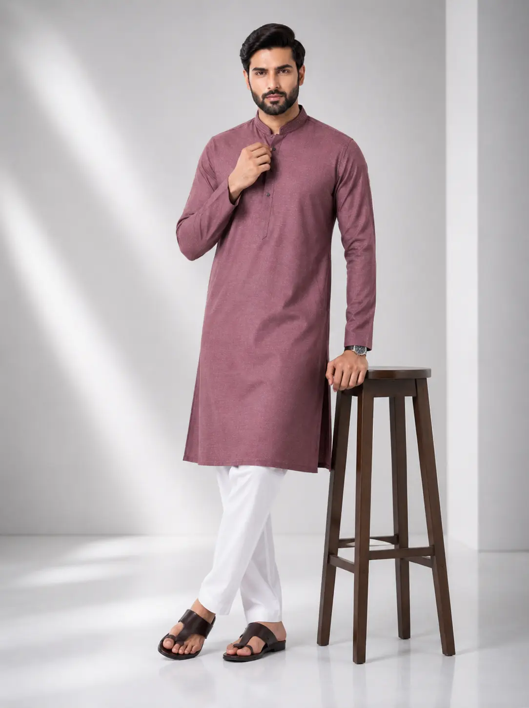 Core Kurta Maroon