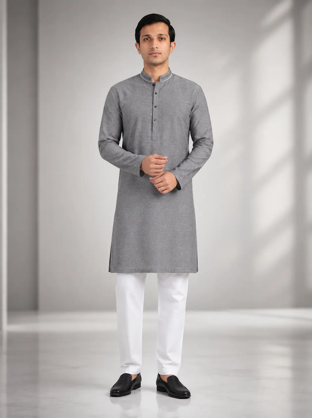 Core Kurta Dark Grey