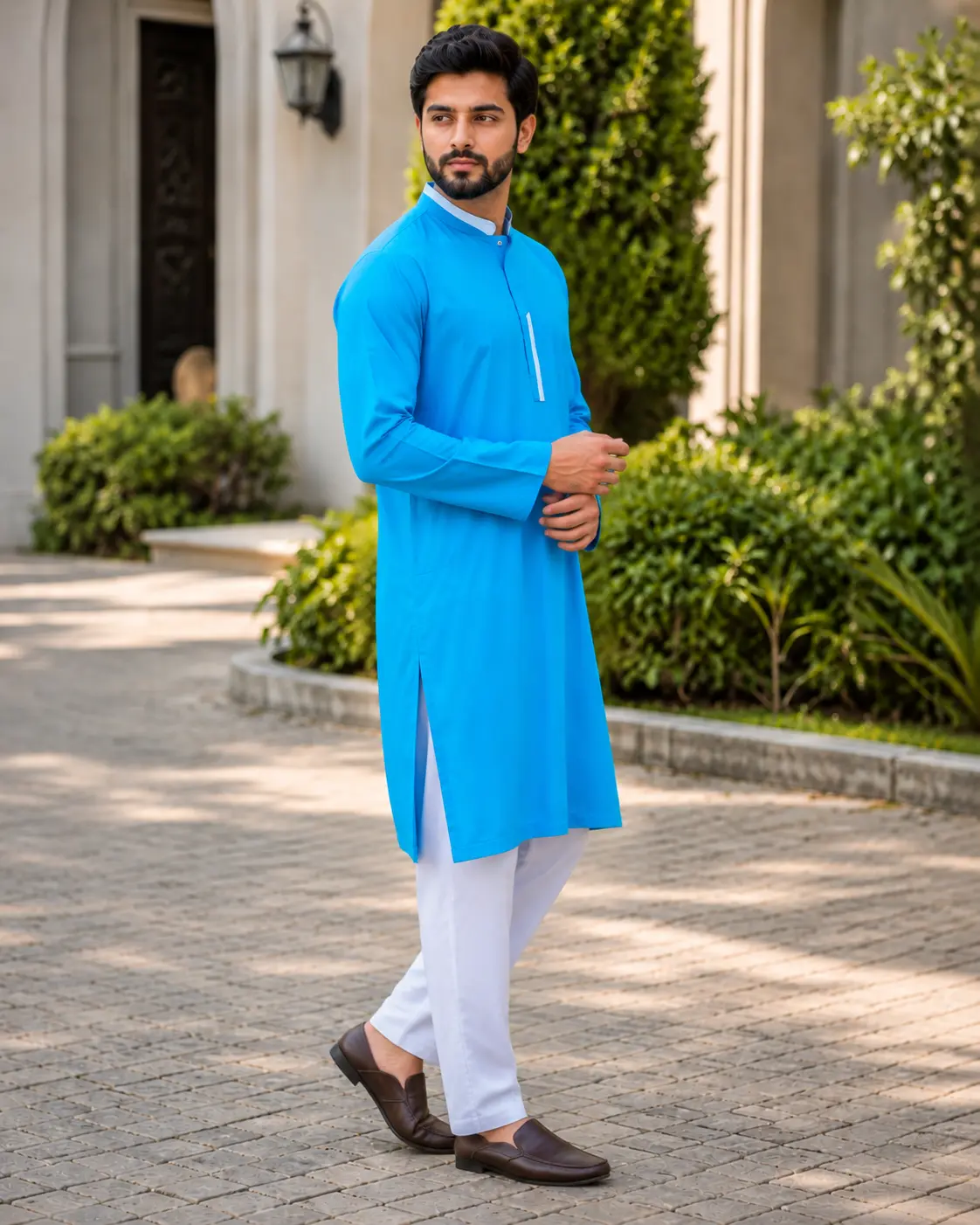 Core Kurta Aqua Blue - Kurta