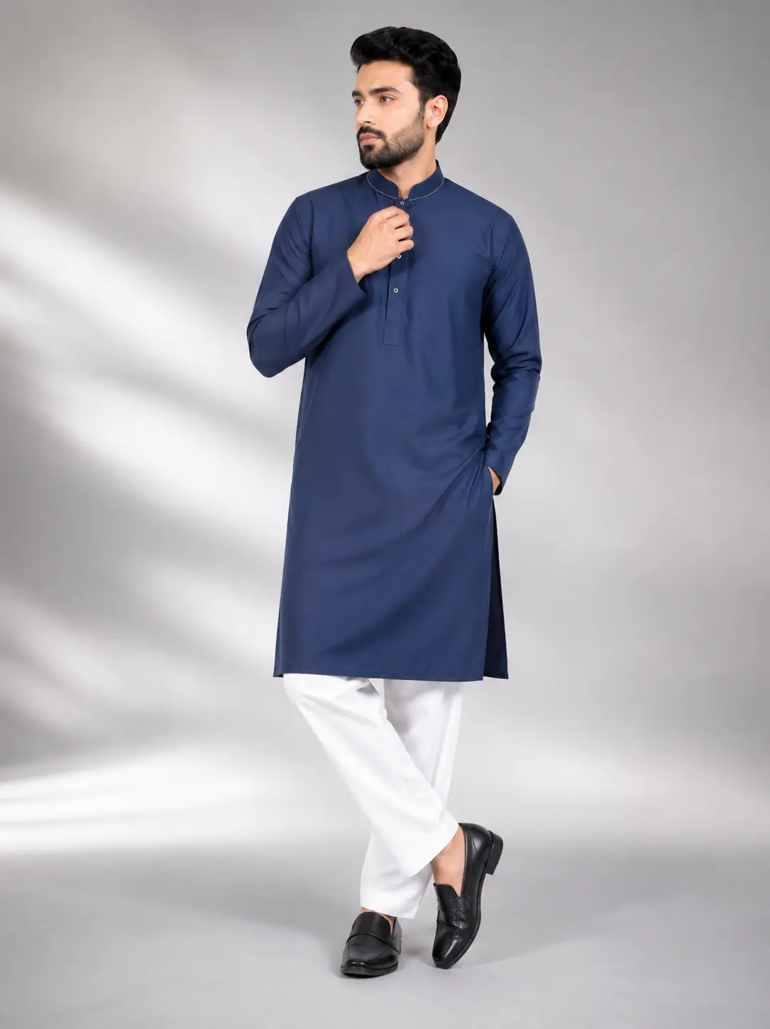 Core Kurta Navy Blue