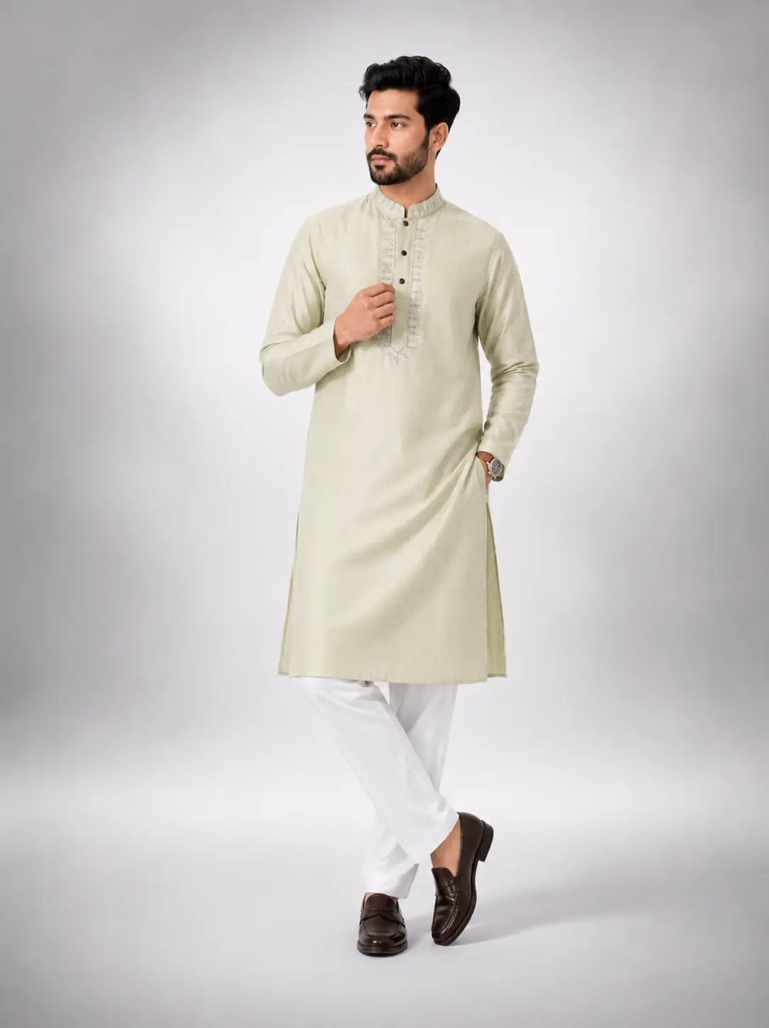 Core Kurta Cream