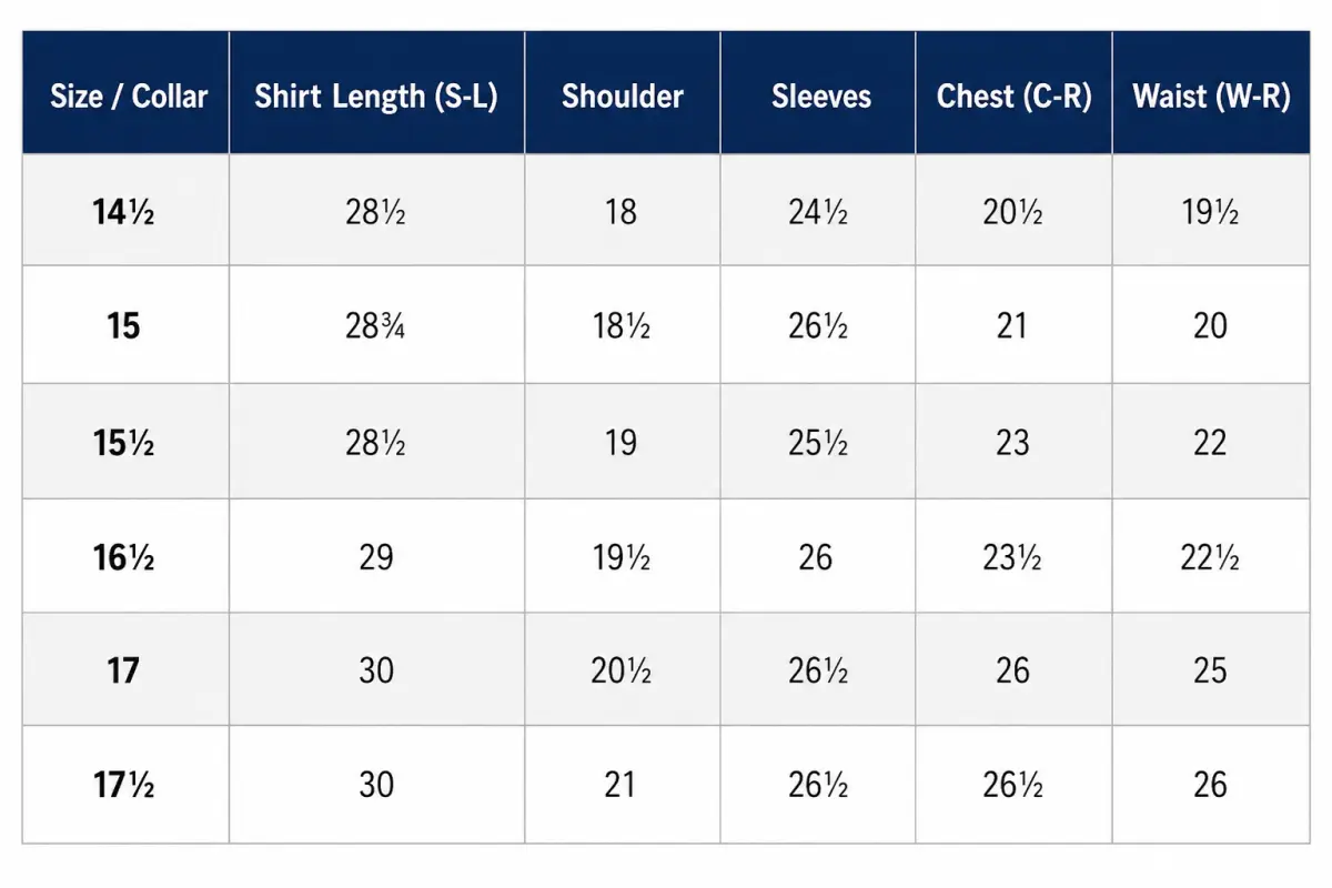 Size Guide