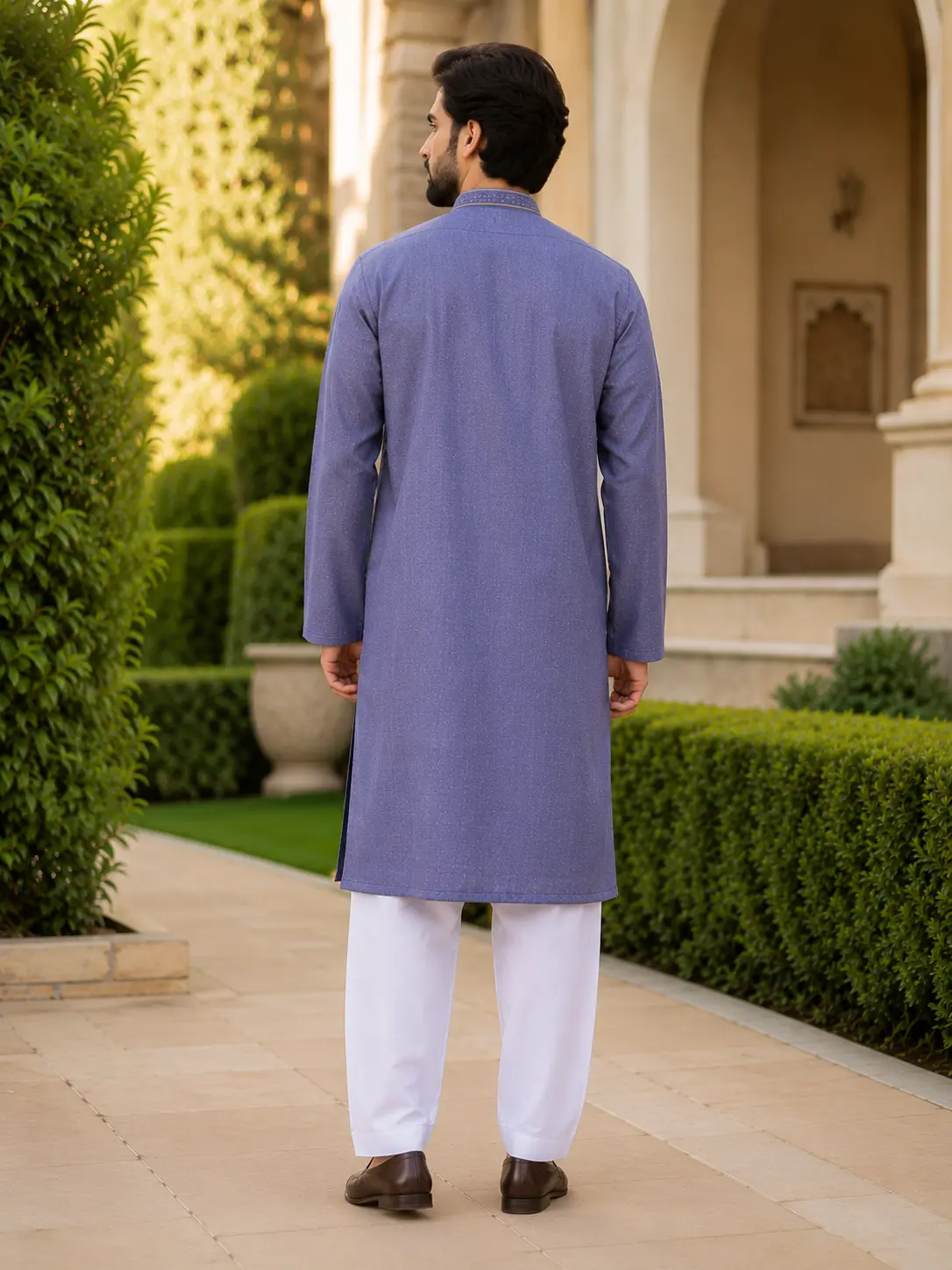 Core Kurta Metallic Grey