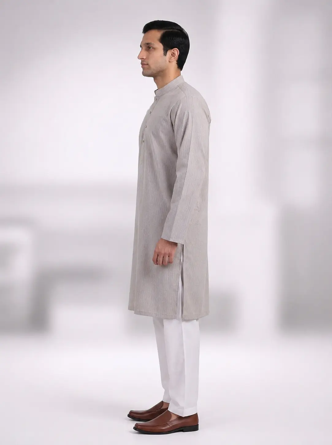 Core Kurta Fawn